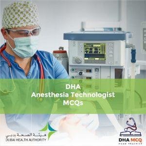 DHA Anesthesia Technologist MCQs