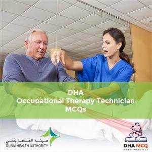 DHA Occupational Therapy Technician MCQs