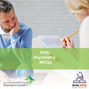 DHA Psychiatry MCQs