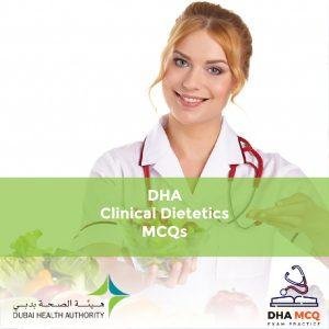 DHA Clinical Dietetics MCQs