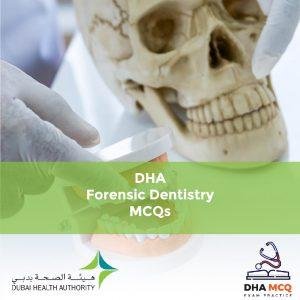 DHA Forensic Dentistry MCQs