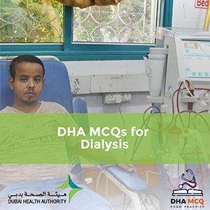 DHA MCQs for Dialysis