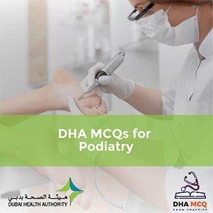 DHA MCQs for Podiatry