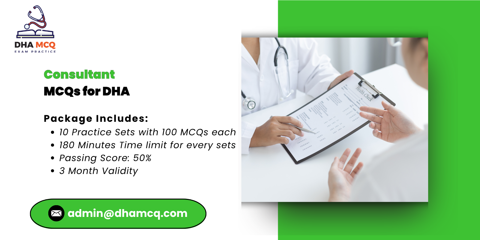 Consultant MCQs for DHA