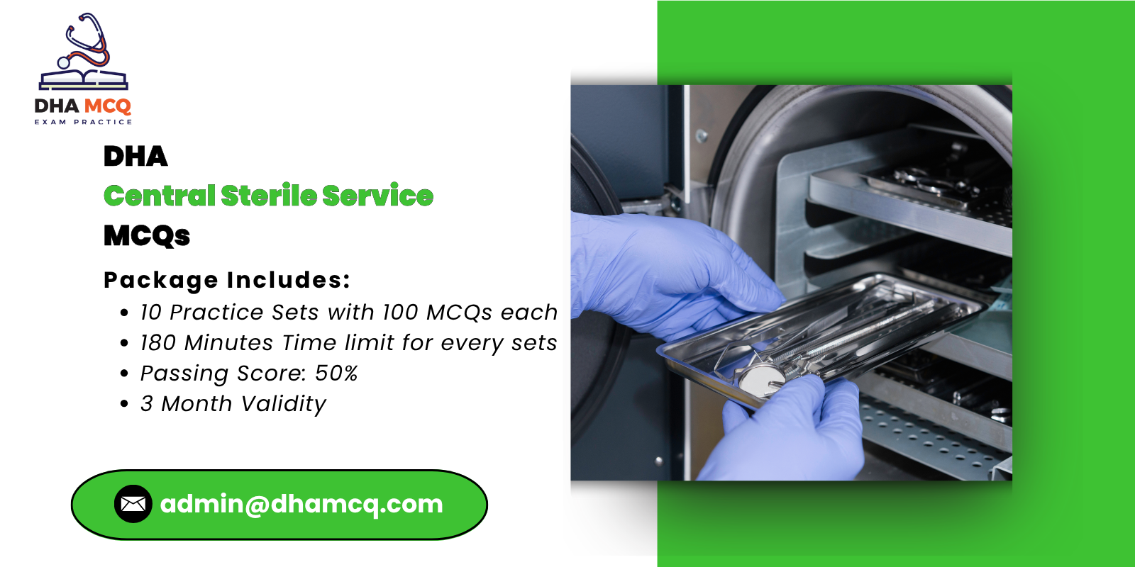 DHA Central Sterile Service MCQs