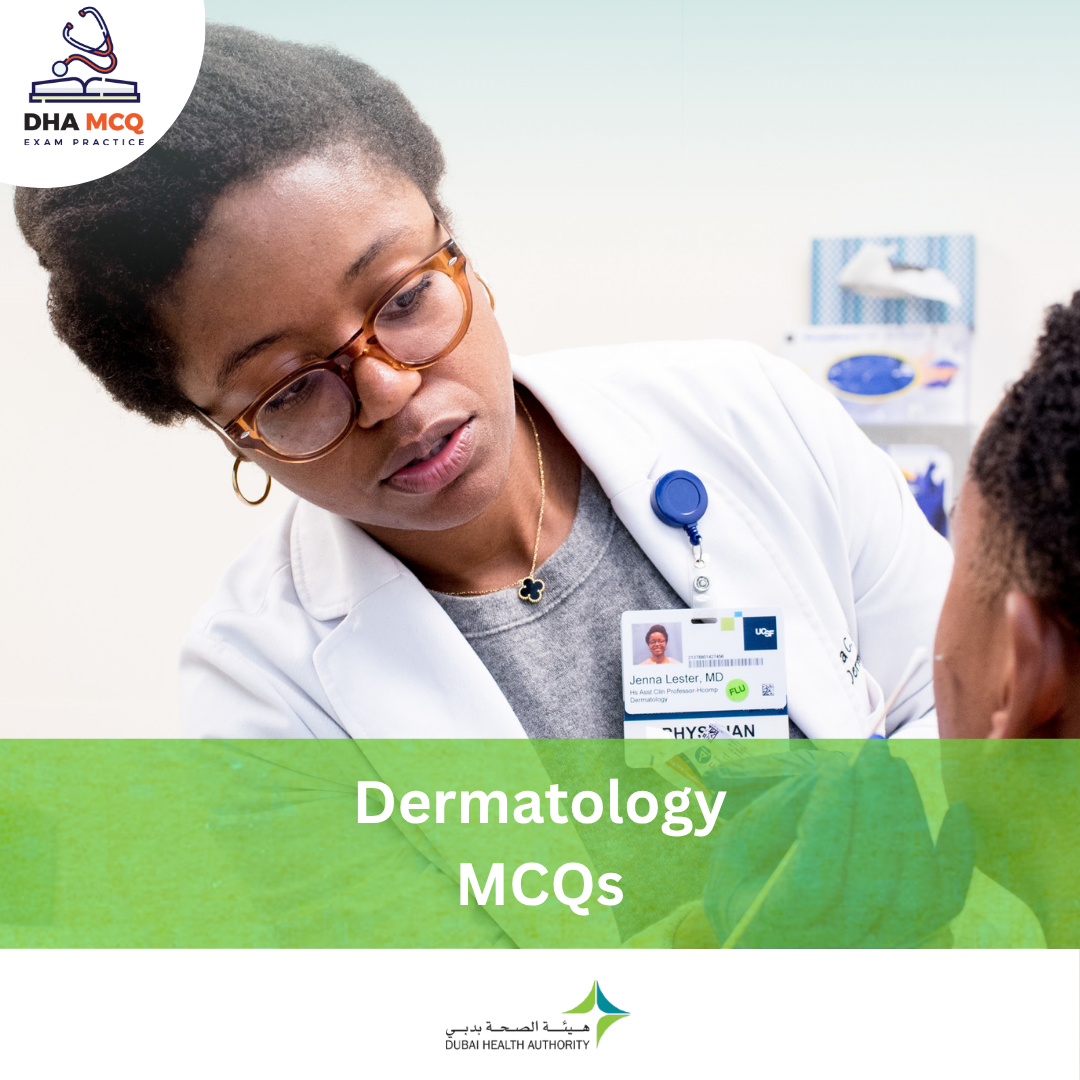 DHA Dermatology MCQs
