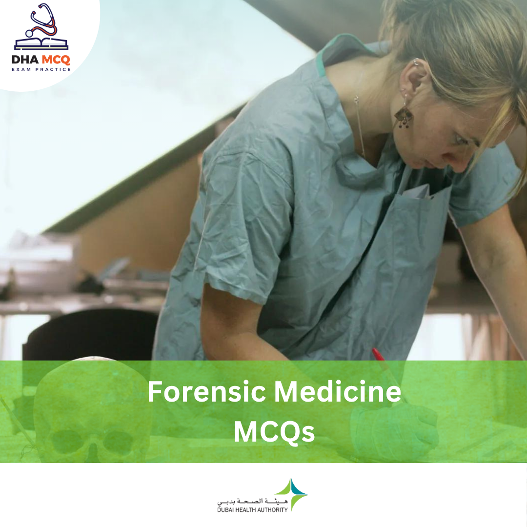DHA Forensic Medicine MCQs