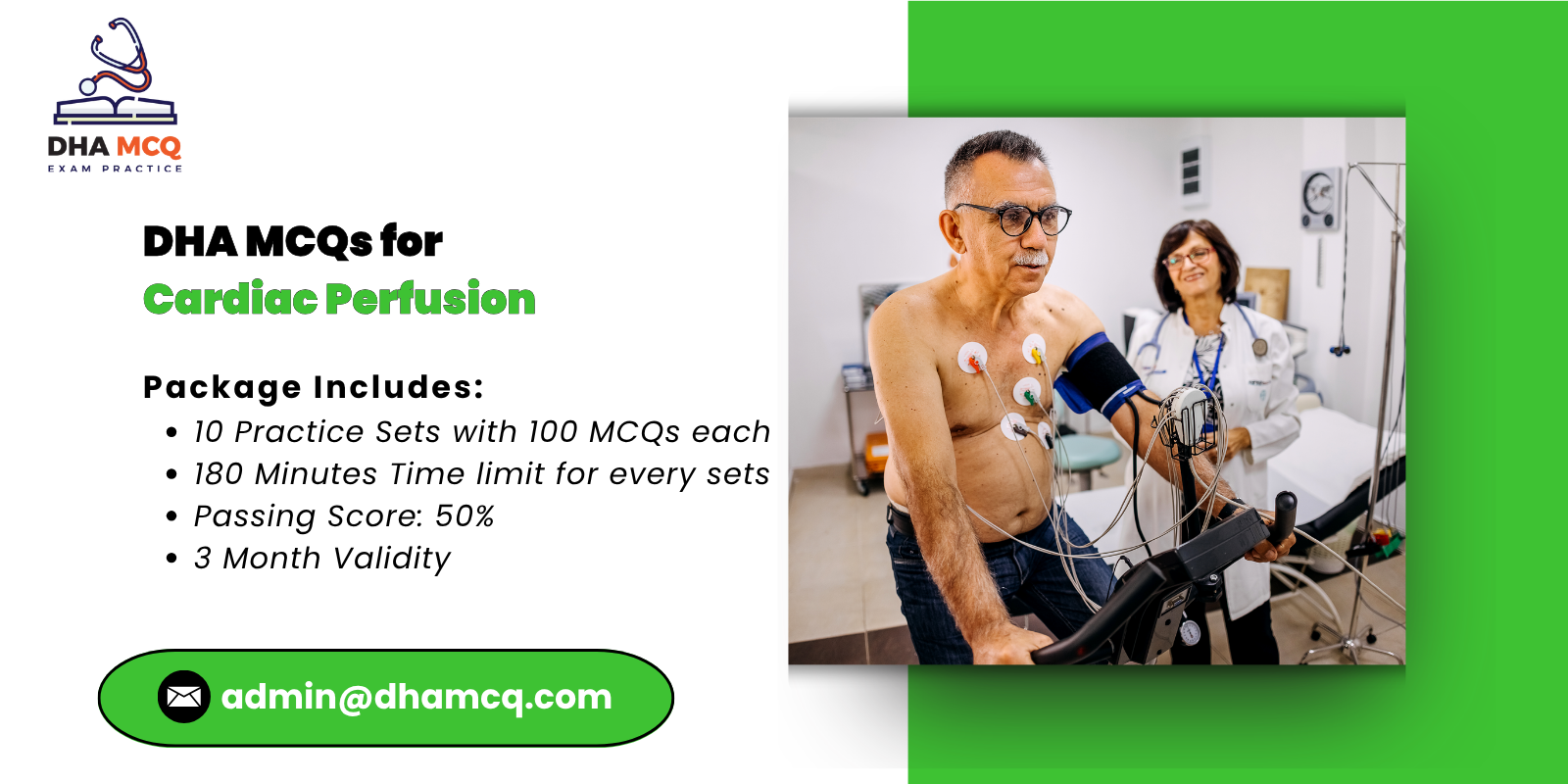 DHA MCQs for Cardiac Perfusion