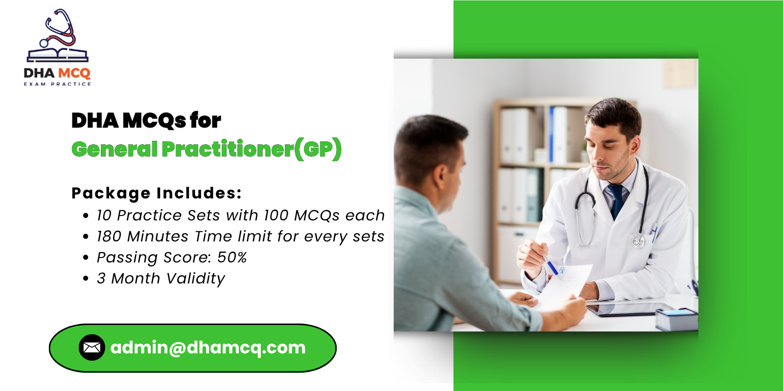 DHA MCQs for General Practitioner(GP)