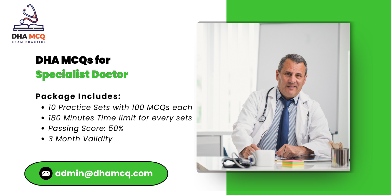 DHA MCQs for Specialist Doctor