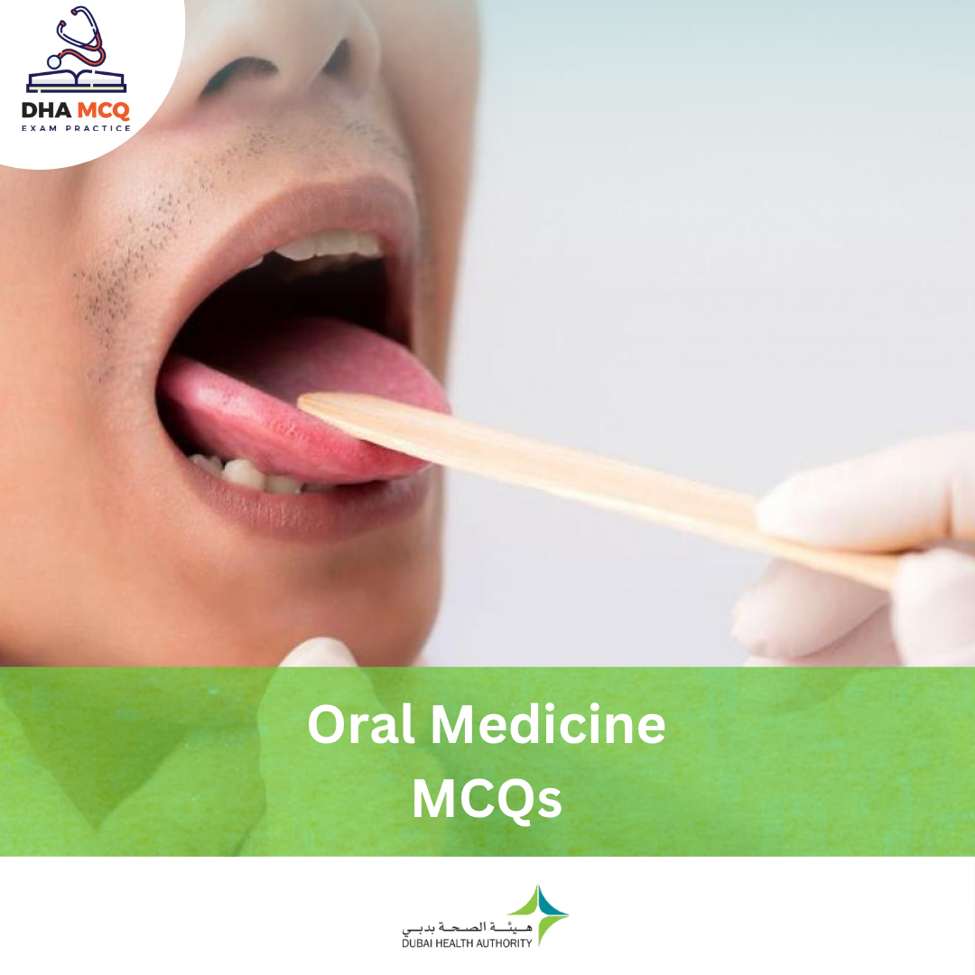 DHA Oral Medicine MCQs