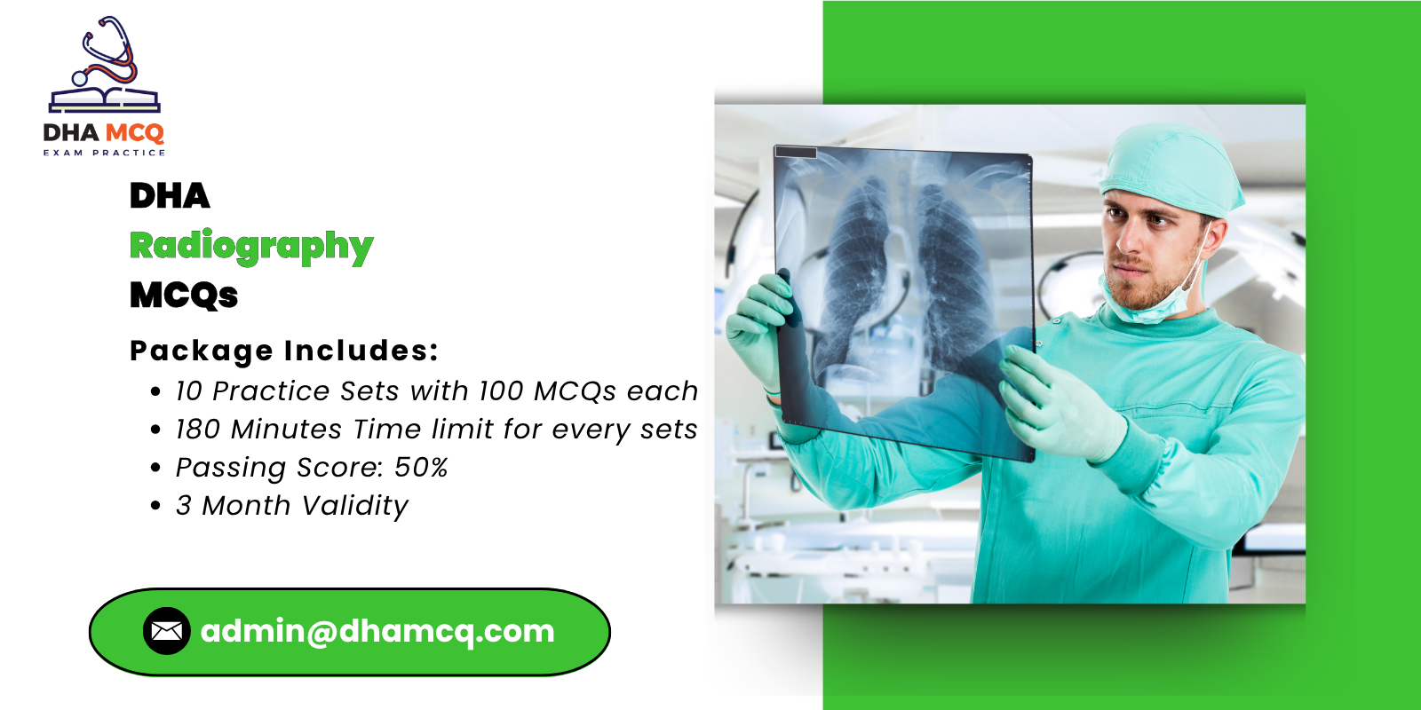 DHA radiography MCQs