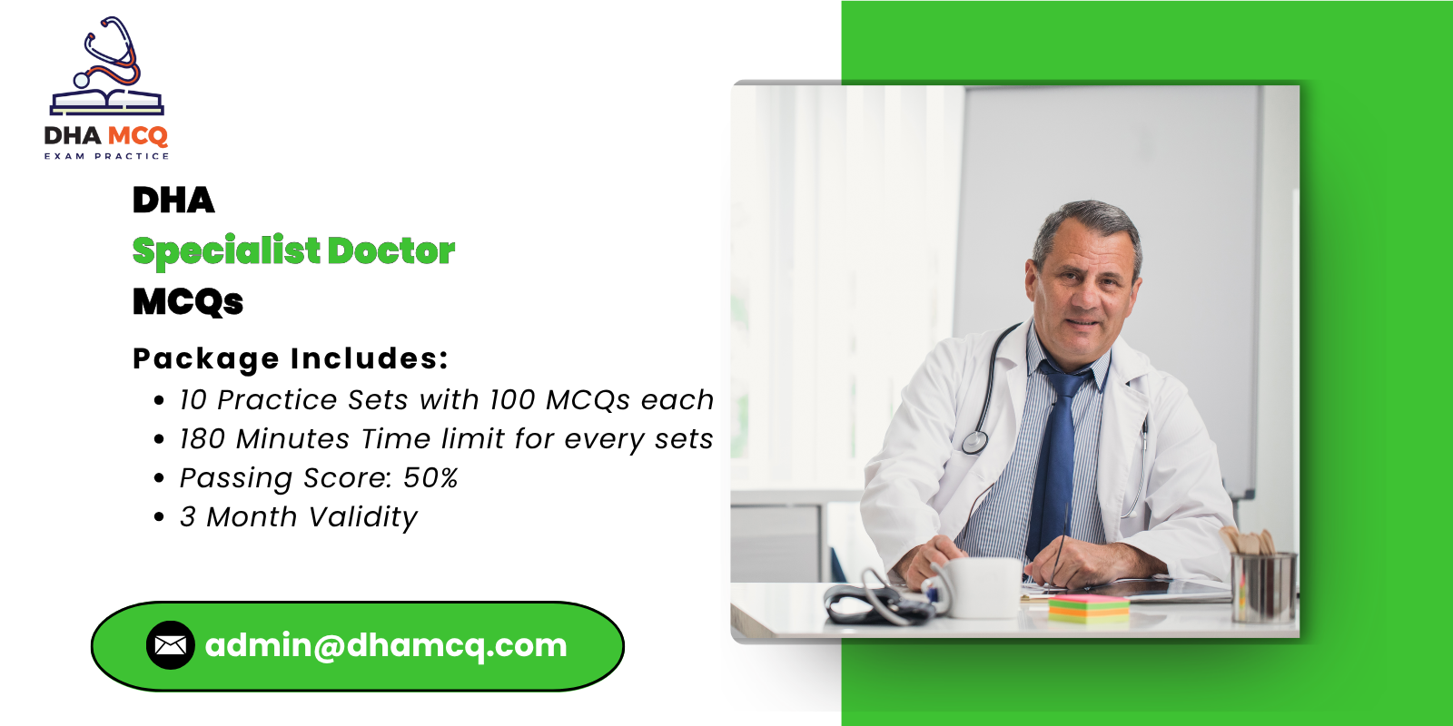 DHA specialist doctors MCQs