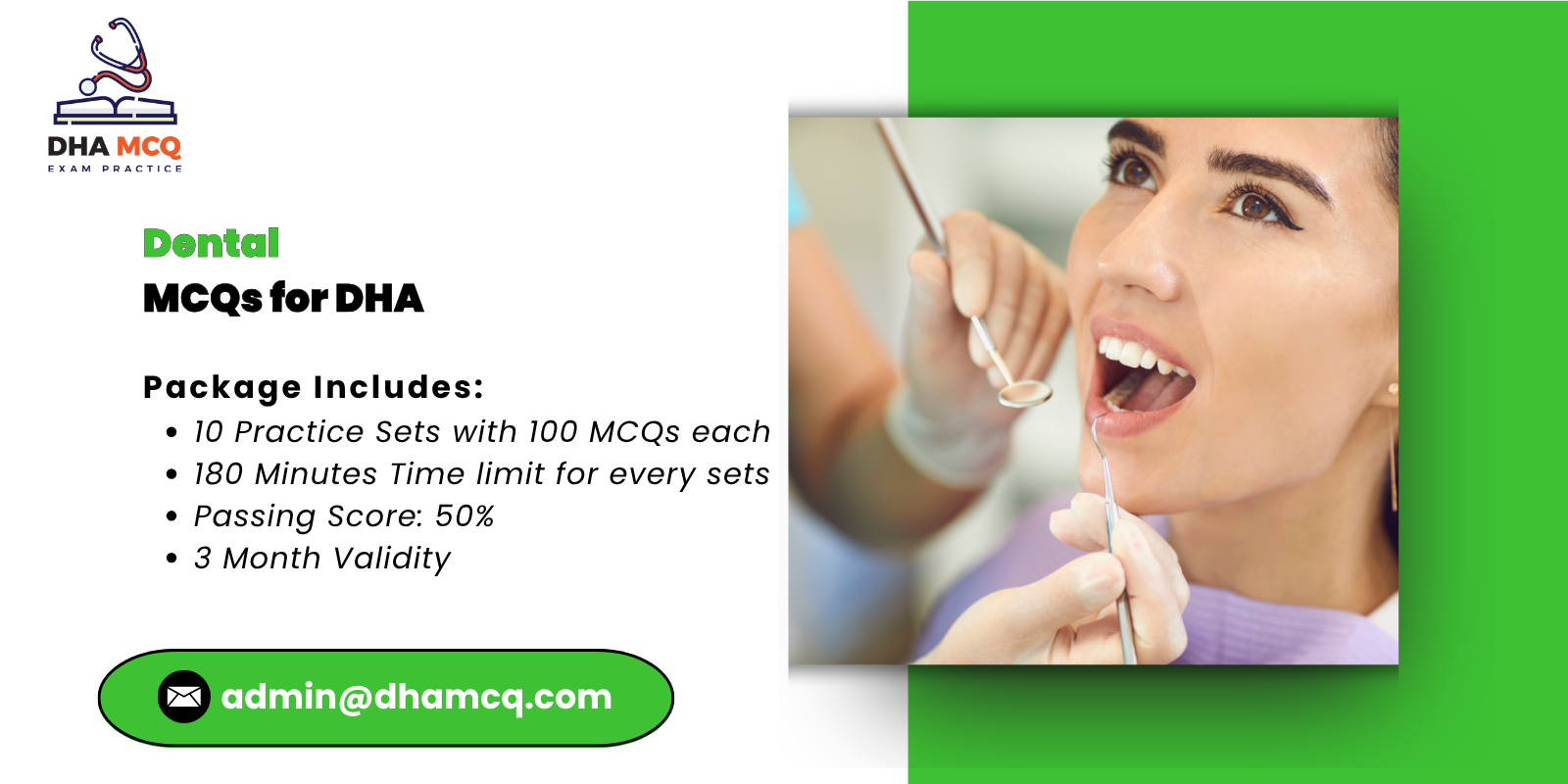 Dental MCQs for DHA
