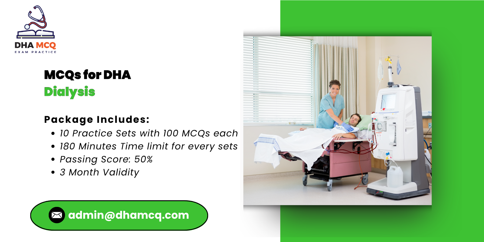 MCQs for DHA Dialysis