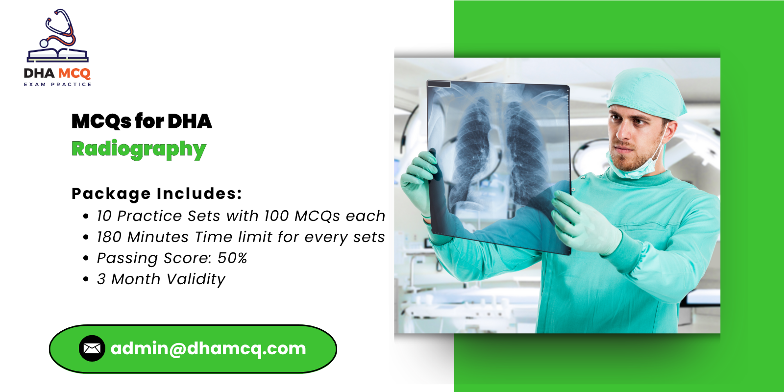 MCQs for DHA Radiography