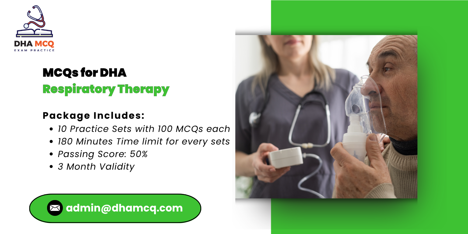 MCQs for DHA Respiratory Therapy