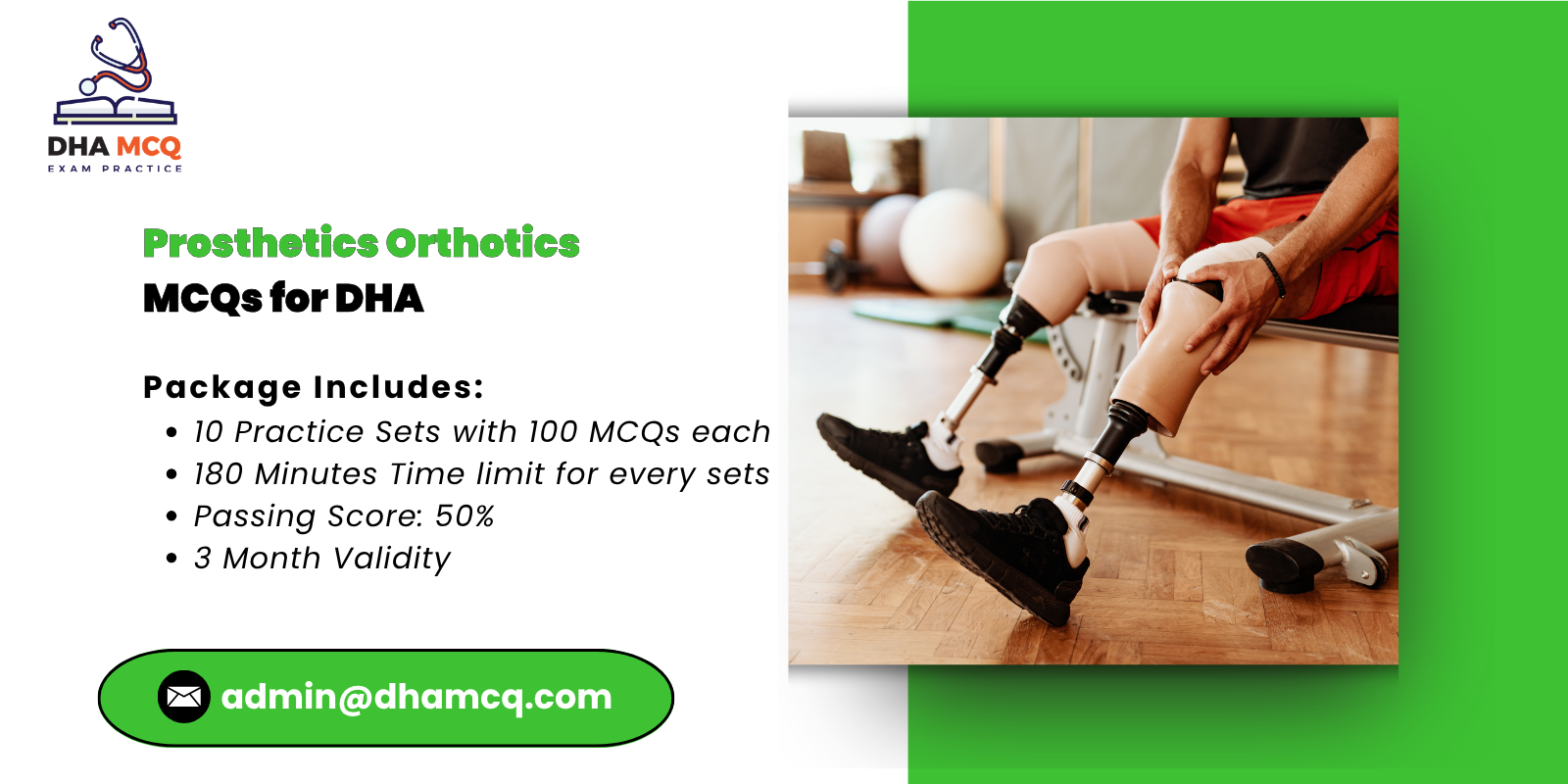 Prosthetics Orthotics MCQs for DHA