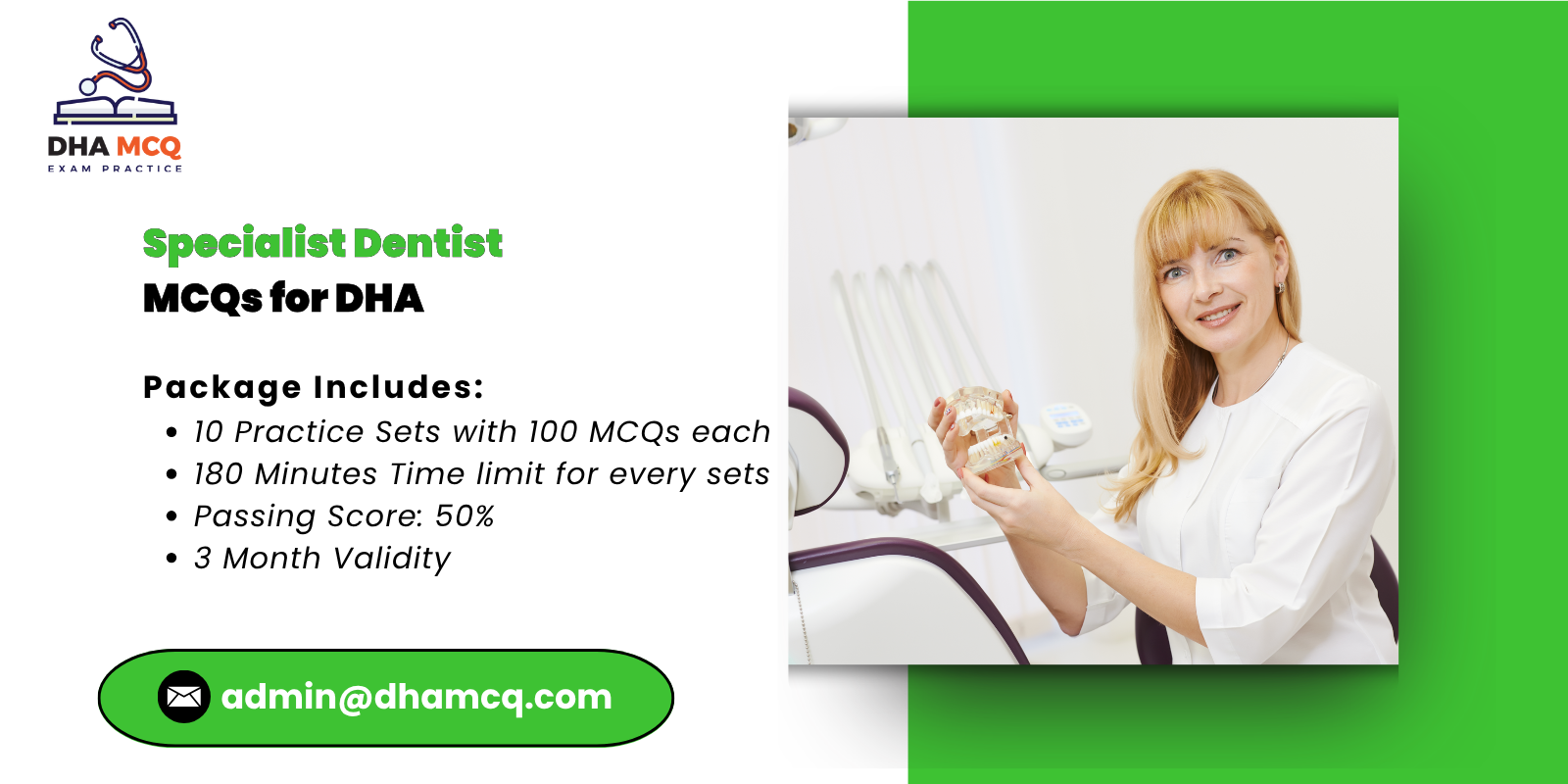 Specialist Dentists MCQs for DHA