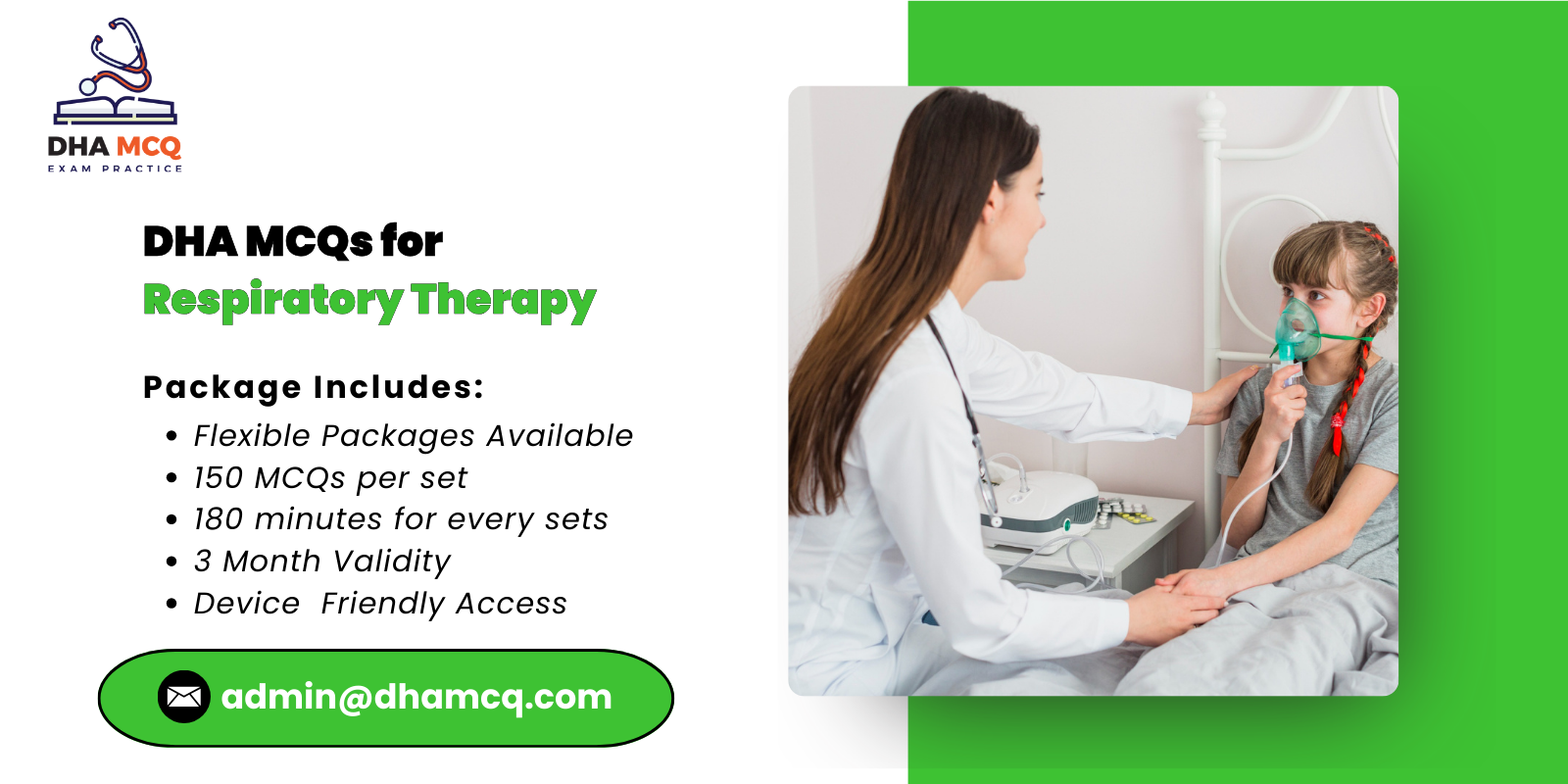 DHA MCQs for Respiratory