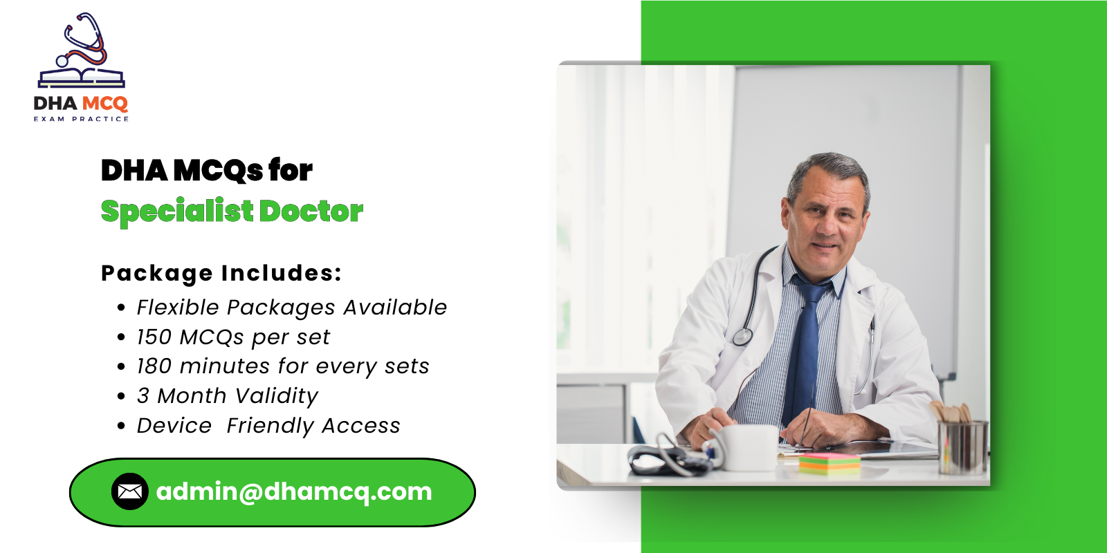 DHA MCQs for Specialist Doctor