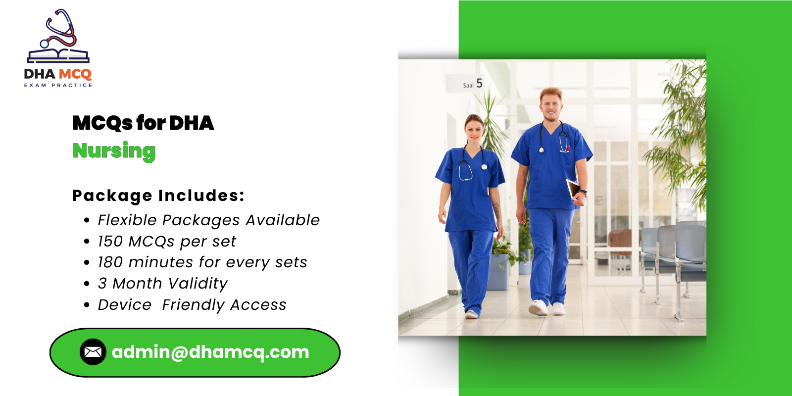 MCQs for DHA Nursing