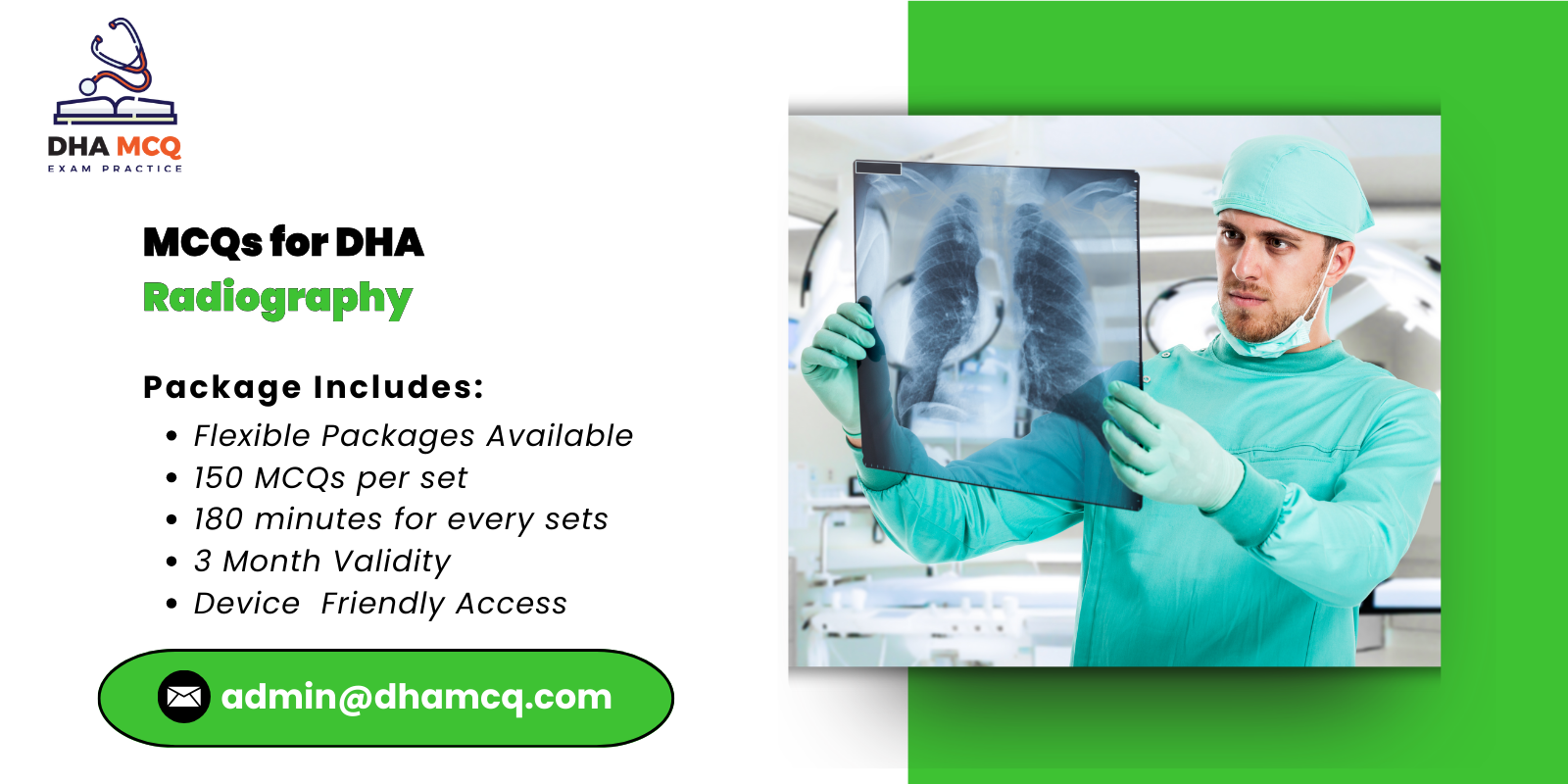 MCQs for DHA Radiography