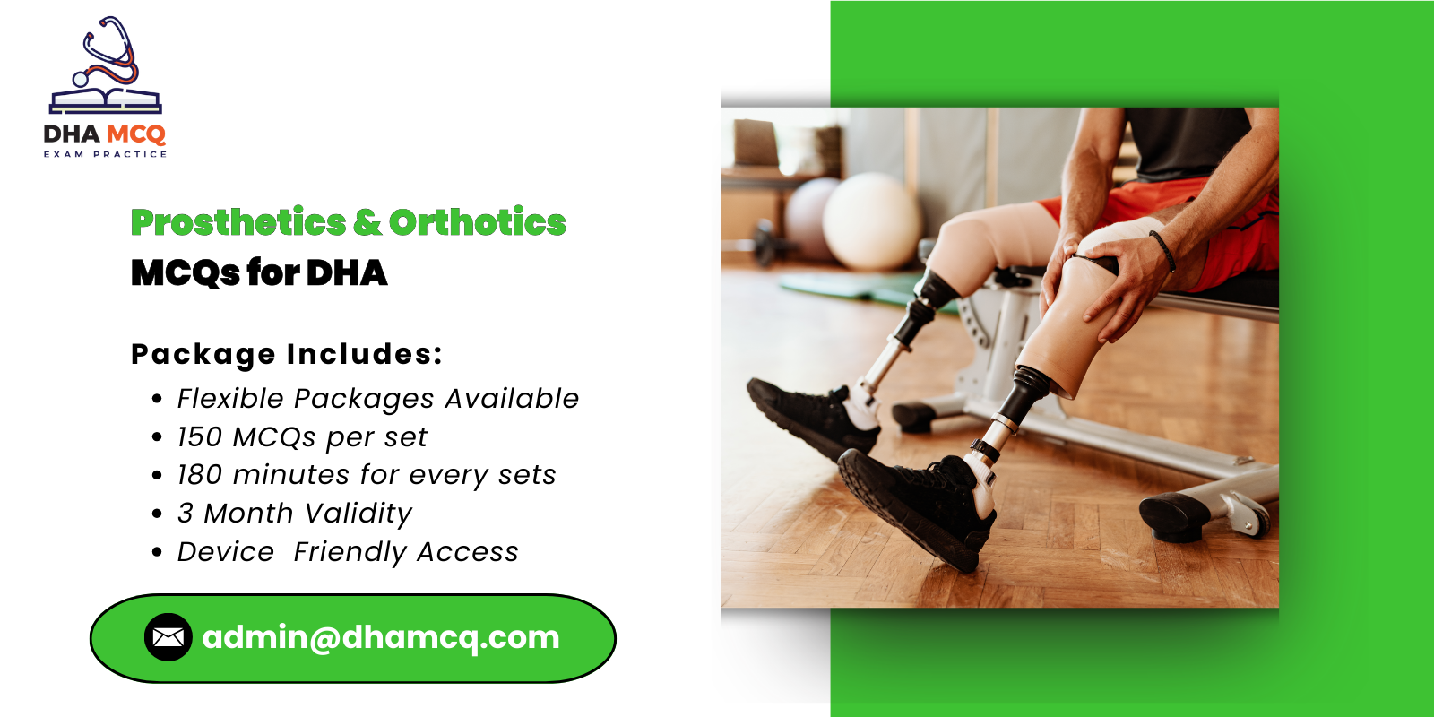 Prosthetics Orthotics MCQs for DHA